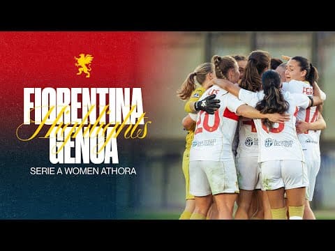 HL | FIORENTINA 1-1 GENOA | SERIE A WOMEN ATHORA 25/26