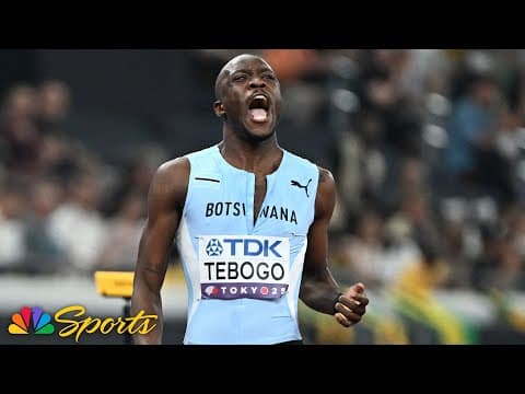 Olympic Champ Tebogo matches Lyles, Bednarek, with 200 heat win in Tokyo | NBC Sports
