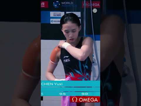 Epic Diving Showdown: Chen Yuxi vs Quan Hongchan #Diving #ChenYuxi #QuanHongchan