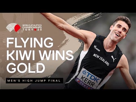 Kerr flies to 2.36m world lead for the gold | World Athletics Championships Tokyo 25