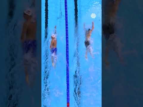 When the 1500m Freestyle is even faster than usual! 😅 #swimming #freestyle #spedup #Jaouadi #quick