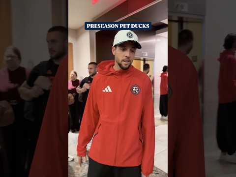 Ultimate preseason test: rubber ducks 🦆