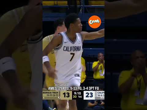 Pure efficiency from Dai Dai Ames 🎯 #collegebasketball #accbasketball #cal #basketball #highlights