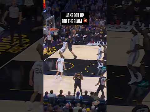 Jaxson was LOVING Jake's dunk 😤 #lakers