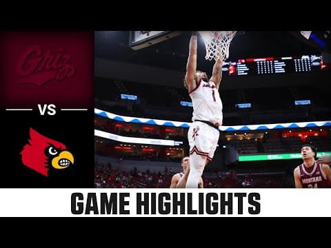 Montana vs. Louisville Game Highlights | 2025-26 ACC Men's Basketball