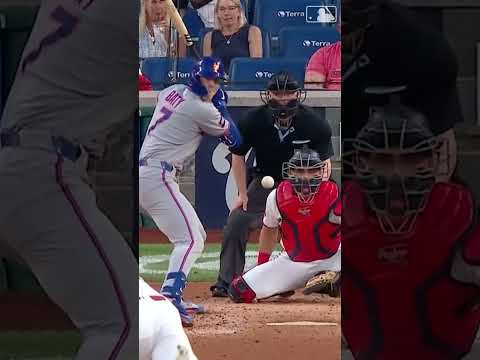 451 FEET 😳 Brett Baty LAUNCHED this baseball! #mets #brettbaty #mlb