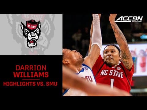 NC State's Darrion Williams Drops 25 In Big Win Over SMU