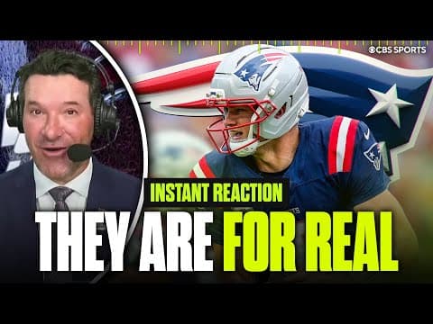 Tony Romo says Drake Maye and Patriots are FOR REAL after win over Buccaneers | Game Recap