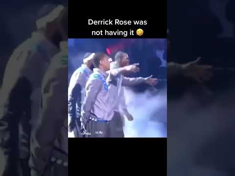 Derrick Rose chose a more stoic entrance 🤣 #nba #nbaallstar