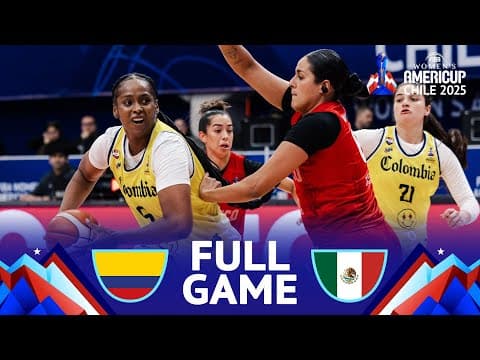 Colombia v Mexico | Full Basketball Game | FIBA Women's AmeriCup 2025