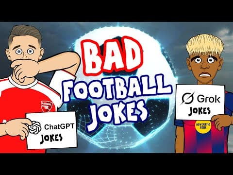 BAD FOOTBALL JOKES🤕 Is Grok or ChatGPT the worst?