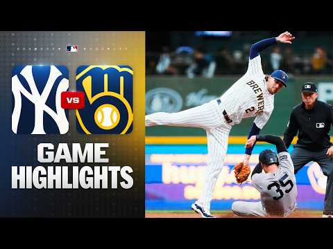 Yankees vs. Brewers Game Highlights (5/9/26) | MLB Highlights