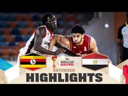 Uganda 🇺🇬 v Egypt 🇪🇬 | Extended Highlights | FIBA Basketball World Cup 2027 African Qualifiers