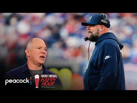 New York Giants fire head coach Brian Daboll | Fantasy Football Happy Hour | NFL on NBC