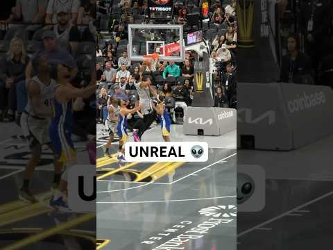 Wemby off the glass to himself is still amazing