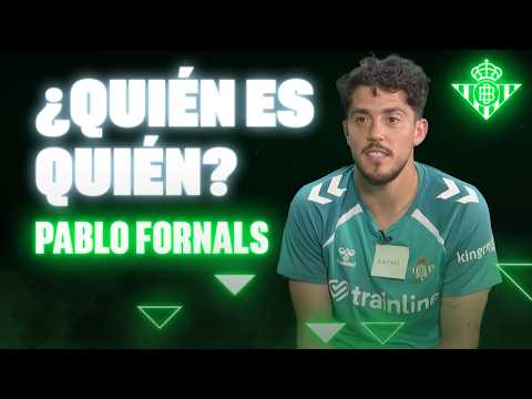 PABLO FORNALS adivina quién es quién 🤔👤 | VLOG | Real BETIS Balompié