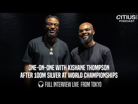 One-On-One with Kishane Thompson After His Silver In The 100m At 2025 Tokyo World Championships