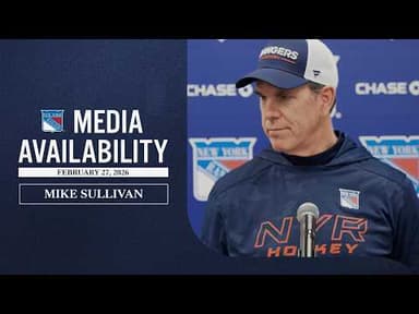 NYR Practice: Mike Sullivan Media Availability | Feb. 26, 2026
