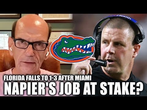 Is Billy Napier on the CHOPPING BLOCK at Florida? 😬 Paul Finebaum chimes in | The Matt Barrie Show