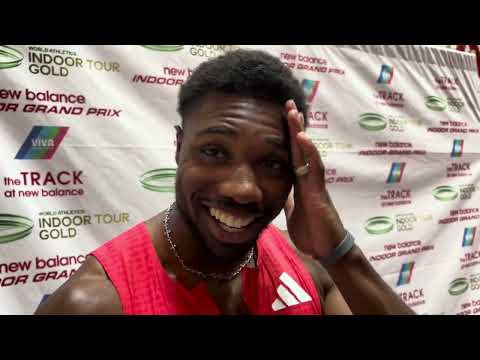 Noah Lyles After 2nd Place in 300m in Boston, Will Run 60m at USA Indoor Champs