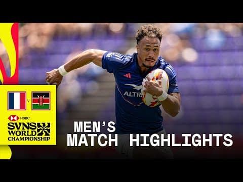 CRUCIAL battle for 7th ⚡️ | France v Kenya | HSBC SVNS Valladolid 2026 | Match Highlights
