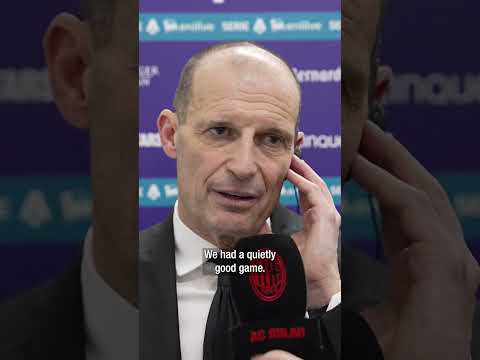 Allegri: "The boys did well" | #ComoMilan | #shorts