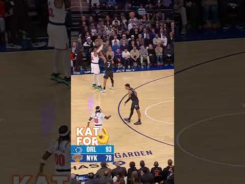 the big fella’s RANGE 😮‍💨 #nba #nyknicks #karlanthonytowns