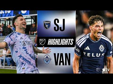 San Jose Earthquakes vs. Vancouver Whitecaps FC | Full Match Highlights | TOP OF THE WEST SHOWDOWN!