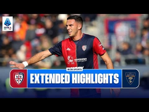 Cagliari vs. Lecce: Extended Highlights | Serie A | CBS Sports Golazo