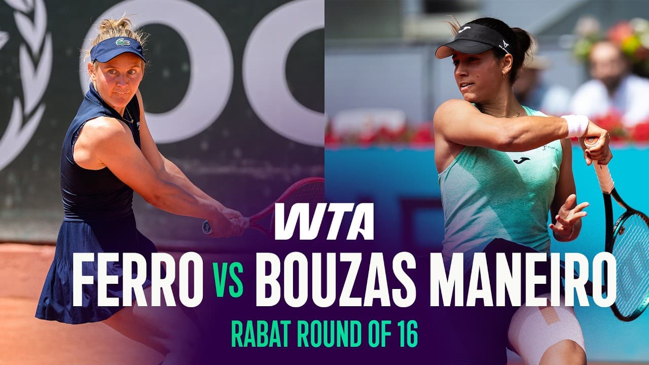 Fiona Ferro vs. Jessica Bouzas Maneiro | 2026 Rabat Round of 16 | WTA Match Highlights