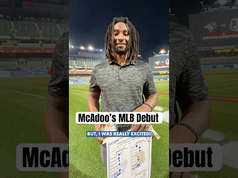What a debut for Charles McAdoo 🙌 #MLB #BlueJays #Toronto