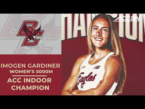 Imogen Gardiner wins the ACC Women's Indoor 5000M | 2026 ACC Indoor Championship