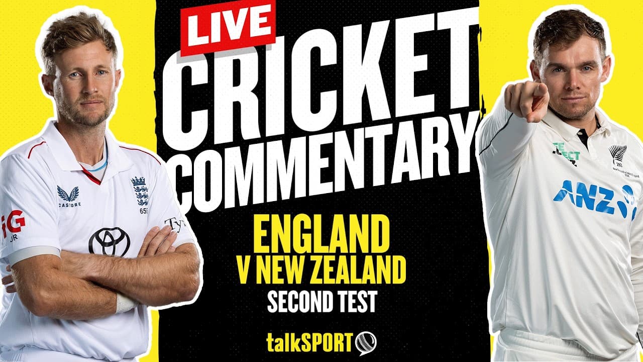 LIVE Test Match Cricket | England v New Zealand - Second Test - Day Two | The Kia Oval