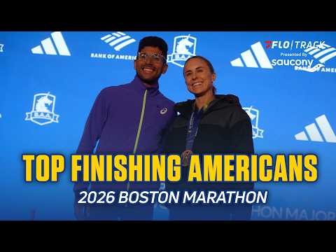 Jess McClain, Zouhair Talbi, Top Finishing Americans Press Conference | Boston Marathon 2026