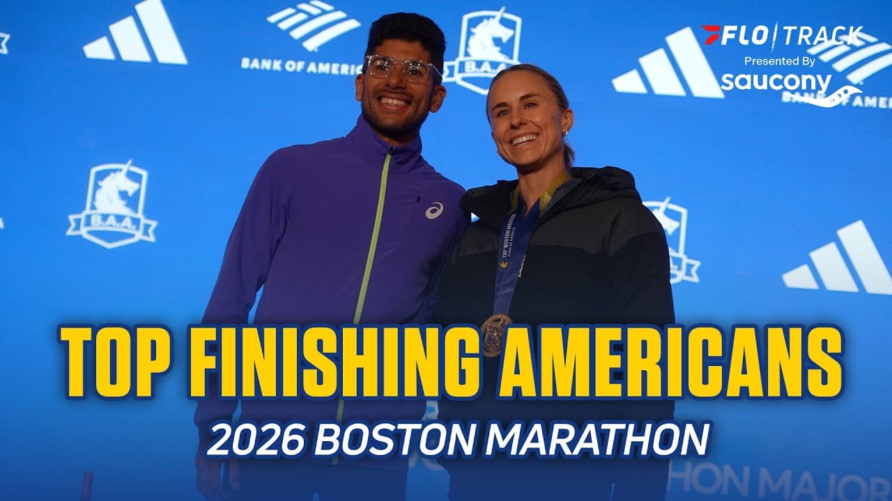 Jess McClain, Zouhair Talbi, Top Finishing Americans Press Conference | Boston Marathon 2026