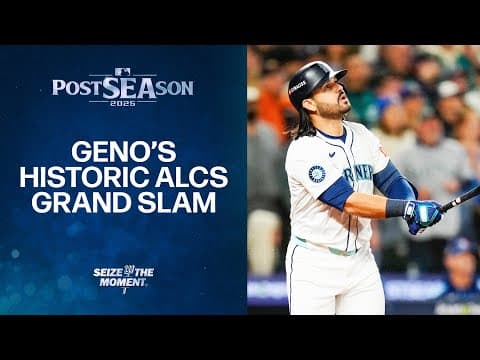 'SEATTLE IS SHAKING': Eugenio Suárez GRAND SLAM in 2025 ALCS Game 5
