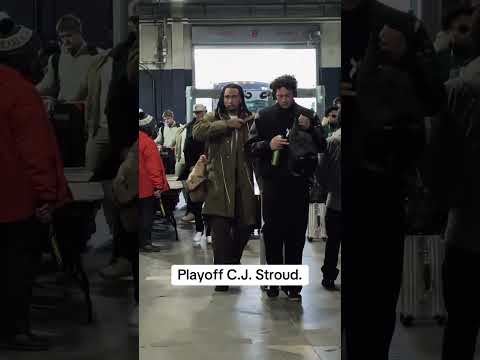 C.J. Stroud getting ready to take on the Patriots 👀