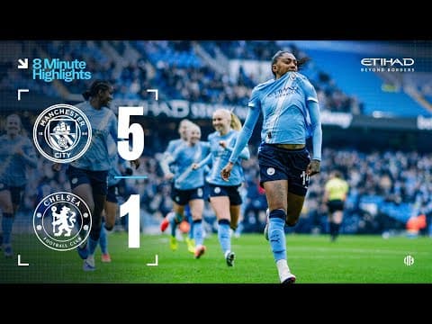 Extended Highlights | Man City 5-1 Chelsea | Huge WSL win at the Etihad!