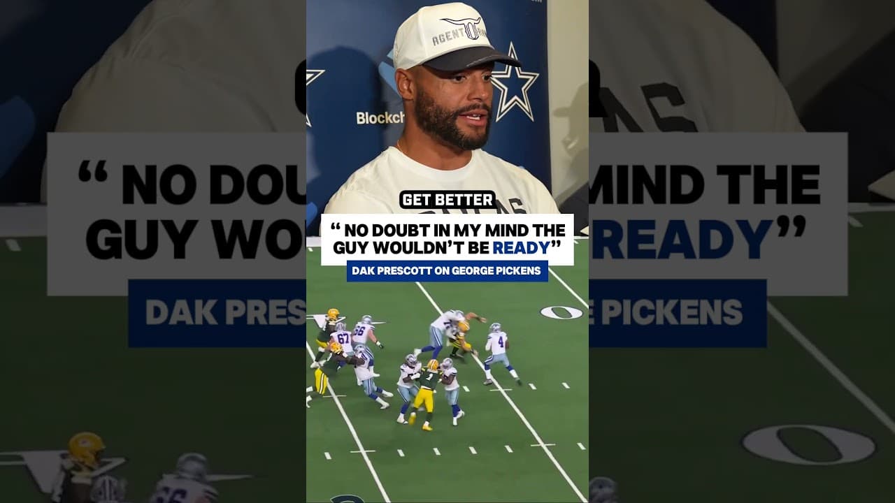 Dak Prescott: No Doubt In My Mind George Pickens Wouldn’t Be READY