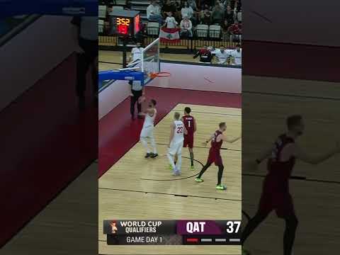 Qatar showing out in the #FIBAWC Qualifiers 😮‍💨🔥