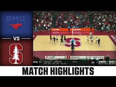SMU vs. Stanford Match Highlights | 2025 ACC Volleyball