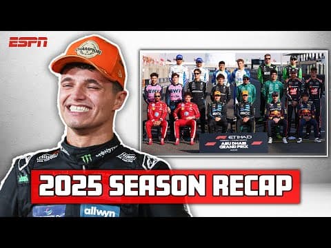 The Biggest Moments of the 2025 Formula 1 Season