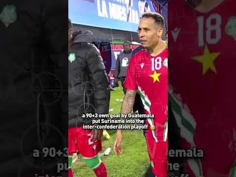 Suriname are still alive in their quest to qualify for their first-ever World Cup| CBS Sports Golazo