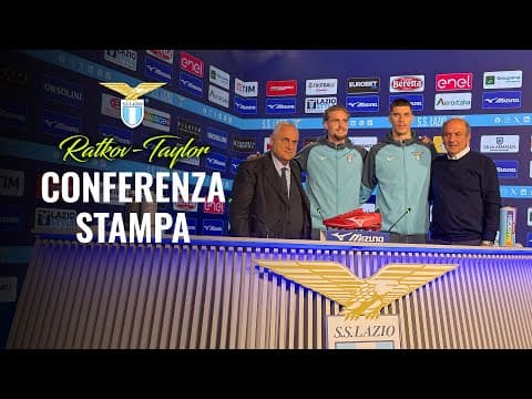 🗣️ LA CONFERENZA STAMPA DI PRESENTAZIONE DI RATKOV E TAYLOR