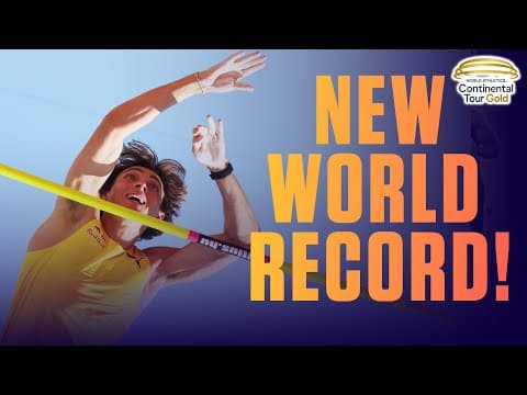 Mondo Duplantis Does It Again: Pole Vault World Record! | Hungarian Athletics Grand Prix