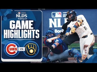 Cubs vs. Brewers NLDS Game 1 Highlights (10/4/25) | MLB Highlights
