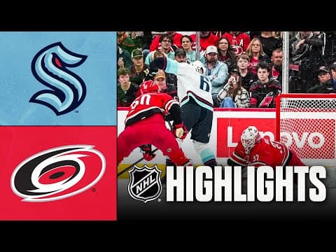 Kraken vs. Hurricanes | NHL Highlights | January 10, 2026