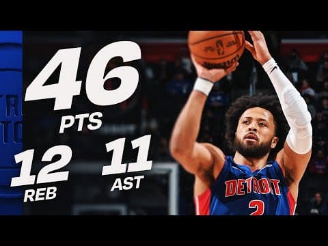 Cade Cunningham Was RELENTLESS! 46-PT TRIPLE-DOUBLE | November 10, 2025