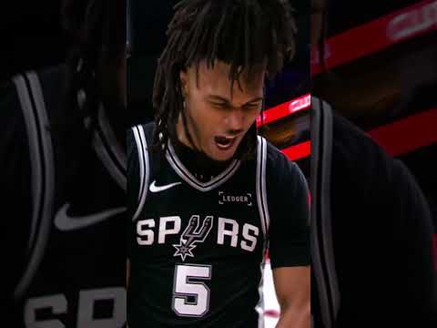 Slash Bros were HOOPIN’ last night 🔥  #spurs #nba #stephoncastle #dylanharper