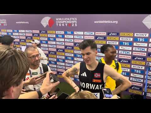 Jakob Ingebrigtsen Speaks After ELIMINATED in Tokyo World Championships 1500m First Round
